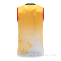 Mens Rugby Wear 100% Polyester Tank Tops Sleeveless Rugby Jersey Supplier